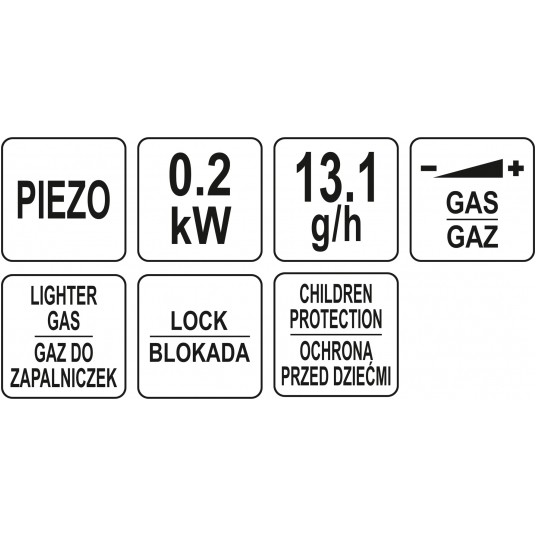PALNIK GAZOWY Z ZAPŁONEM PIEZO -zdjęcie numer 6