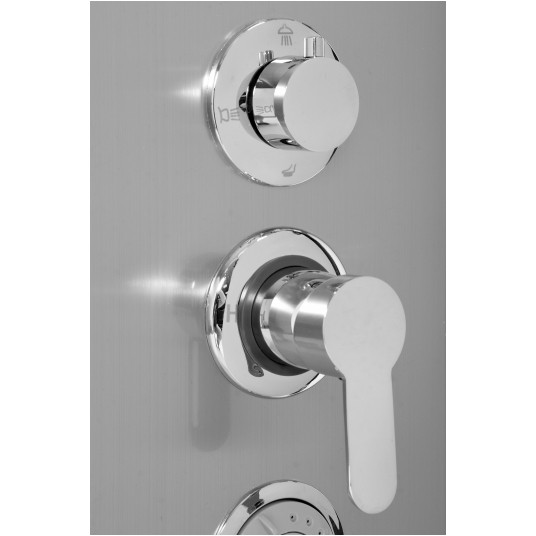 PANEL PRYSZNICOWY STEELY 1 INOX -zdjęcie numer 4