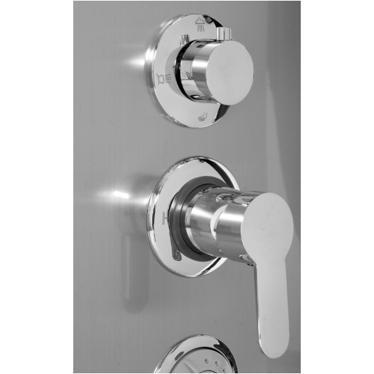 PANEL PRYSZNICOWY STEELY 2 INOX -zdjęcie numer 3