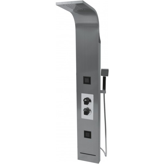 PANEL PRYSZNICOWY STEELY 4 INOX -zdjęcie numer 1