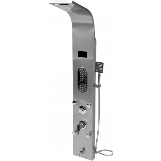 PANEL PRYSZNICOWY STEELY 5 INOX -zdjęcie numer 1