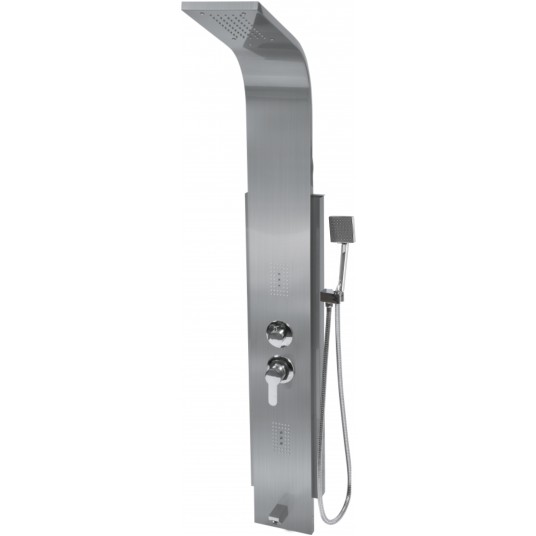 PANEL PRYSZNICOWY STEELY 6 INOX -zdjęcie numer 1