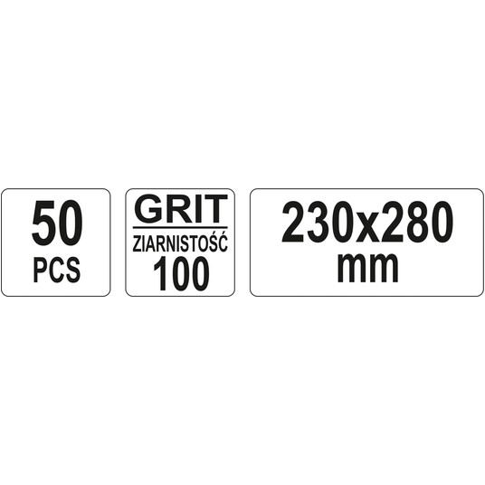 PAPIER ŚCIERNY C ARKUSZ 230*280 GR.100 -zdjęcie numer 3