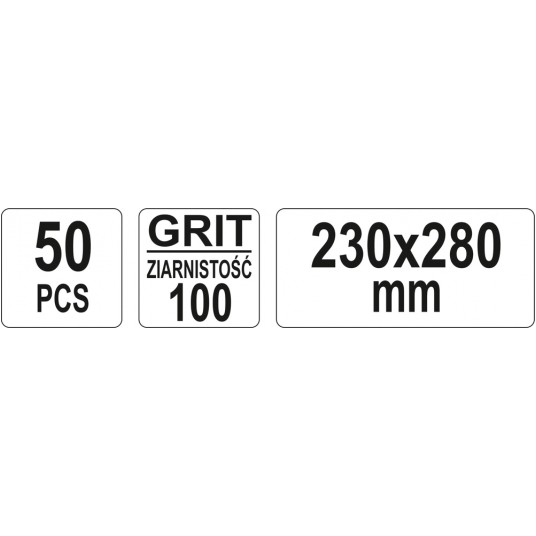 PAPIER ŚCIERNY C ARKUSZ 230*280 GR.100 -zdjęcie numer 3