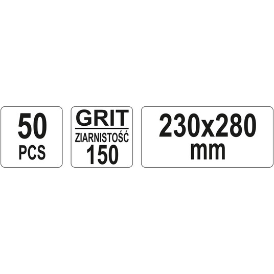 PAPIER ŚCIERNY D ARKUSZ 230*280 GR.150 -zdjęcie numer 3