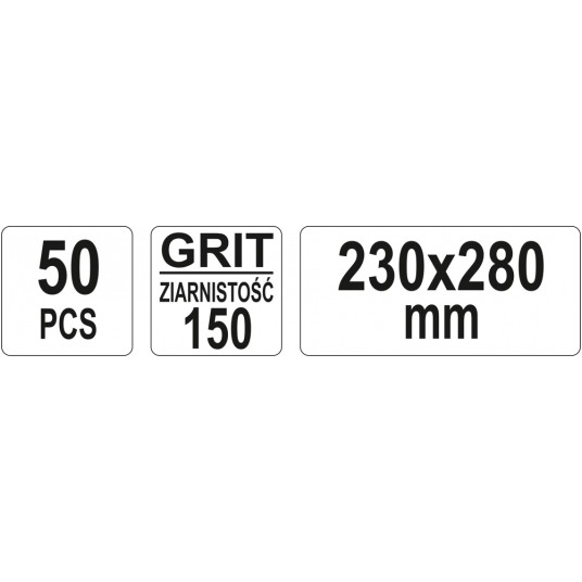PAPIER ŚCIERNY D ARKUSZ 230*280 GR.150 -zdjęcie numer 3