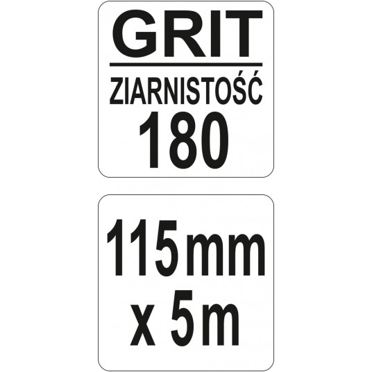 PAPIER ŚCIERNY D ROLKA 115MM*5M GR.180 -zdjęcie numer 2