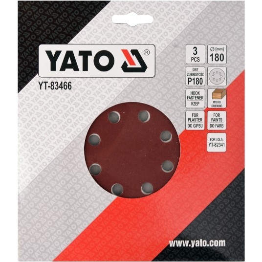 PAPIER ŚCIERNY NA RZEP 180MM P180 -zdjęcie numer 2