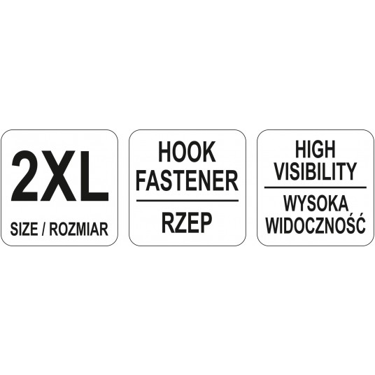 PAS ANTYPRZECIĄŻENIOWY ŻÓŁTY 2XL -zdjęcie numer 3