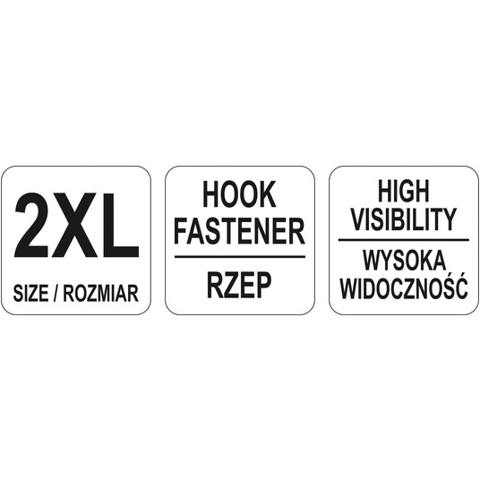 PAS ANTYPRZECIĄŻENIOWY ŻÓŁTY 2XL -zdjęcie numer 3