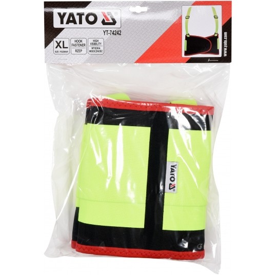 PAS ANTYPRZECIĄŻENIOWY ŻÓŁTY XL -zdjęcie numer 2