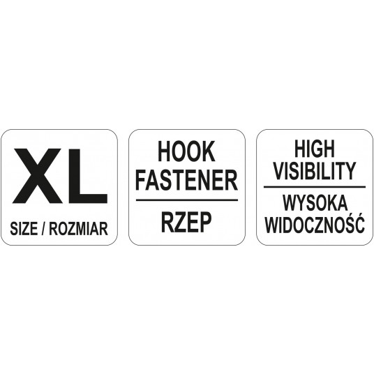 PAS ANTYPRZECIĄŻENIOWY ŻÓŁTY XL -zdjęcie numer 3