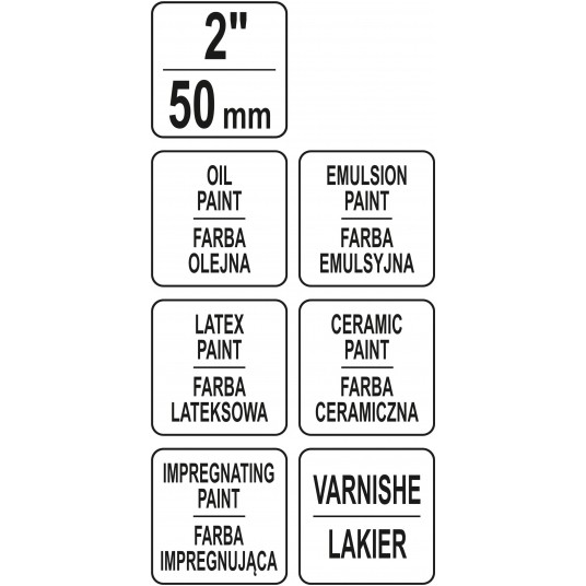 PĘDZEL ANGIELSKI AKRYL 2KA2" -zdjęcie numer 4