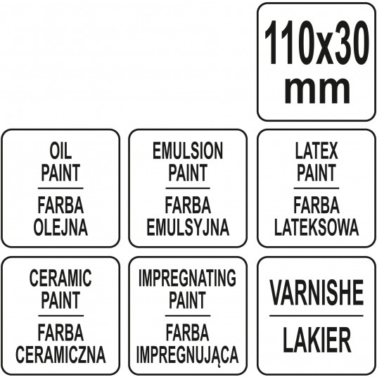 PĘDZEL TAPETOWY E30X110 -zdjęcie numer 3