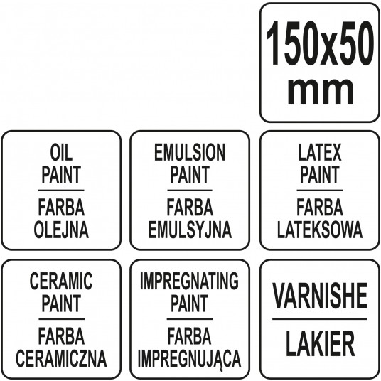 PĘDZEL TAPETOWY E50X150 -zdjęcie numer 3