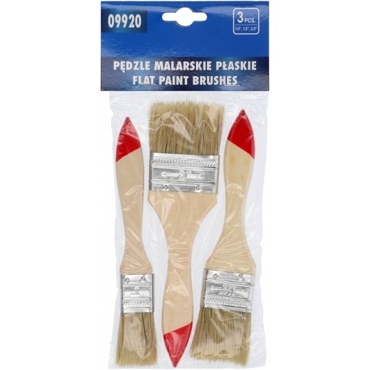 PĘDZLE MALARSKIE 3 SZT 1"-1,5"-2" -zdjęcie numer 1
