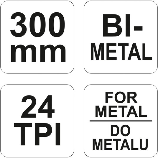 PIŁA DO METALU 300MM Z DREWN. RĄCZKĄ -zdjęcie numer 3