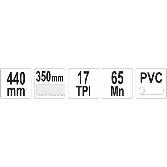 PIŁA RĘCZNA 350 MM DO PCV -zdjęcie numer 4