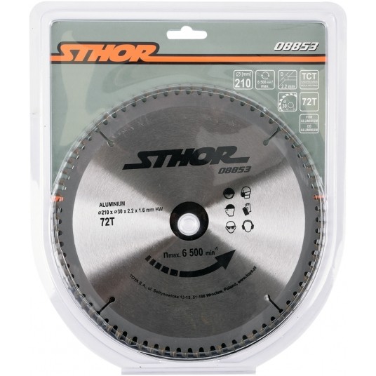 PIŁA TARCZOWA DO ALUMINIUM D210 T72 d30 -zdjęcie numer 2