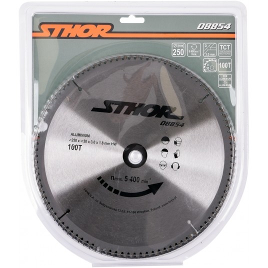 PIŁA TARCZOWA DO ALUMINIUM D250 T100 d30 -zdjęcie numer 2