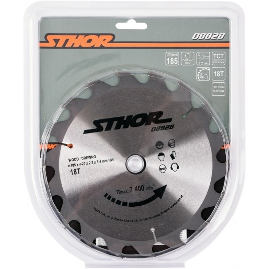 PIŁA TARCZOWA Z WĘGLIKIEM D185 T18 d20 -zdjęcie numer 2