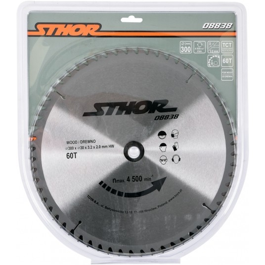 PIŁA TARCZOWA Z WĘGLIKIEM D300 T60 d30 -zdjęcie numer 2