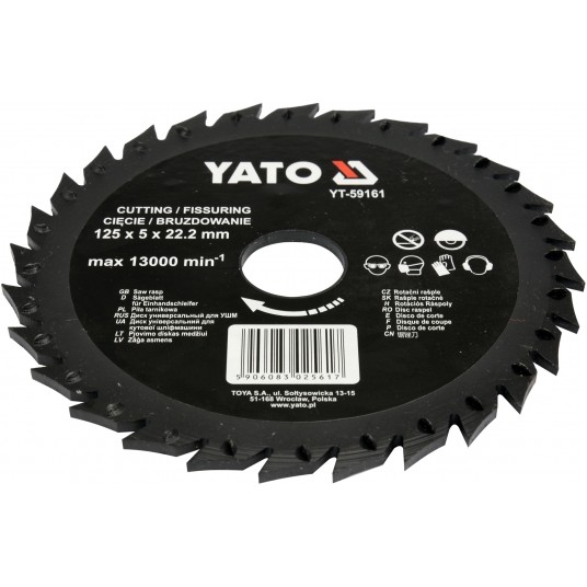 PIŁA TARNIKOWA DO DREWNA 125MM -zdjęcie numer 3