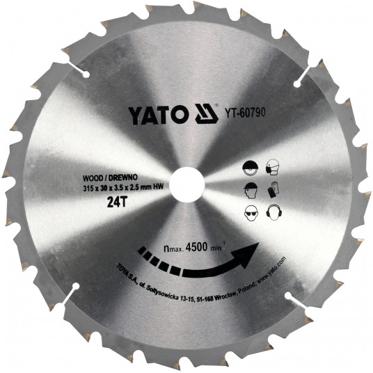 PIŁA WIDIOWA 315X24X30 YATO -zdjęcie numer 1