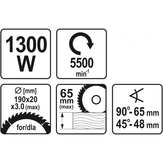 PILARKA 1300W 190MM -zdjęcie numer 7