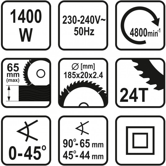 PILARKA 1400W 185MM -zdjęcie numer 4
