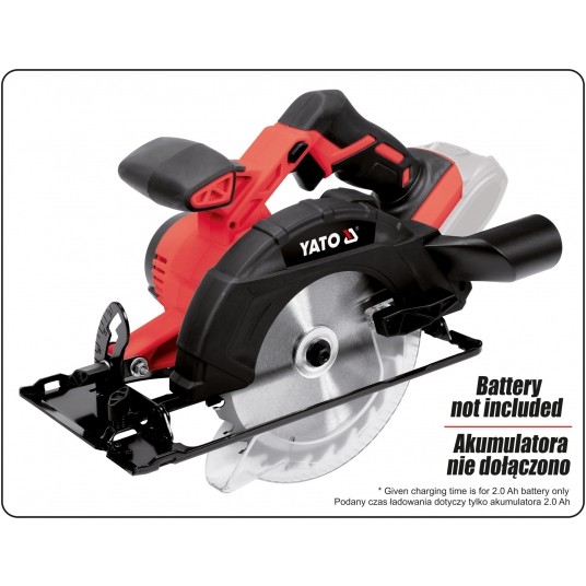 PILARKA TARCZOWA 18V 165MM - BODY -zdjęcie numer 3