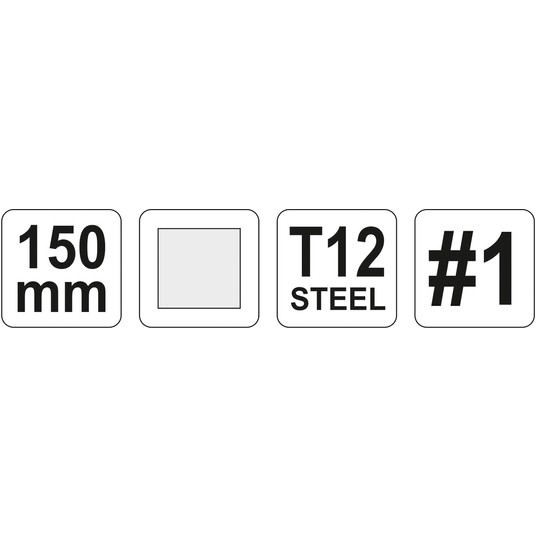 PILNIK DO METALU KWADRATOWY 150MM #1 -zdjęcie numer 2