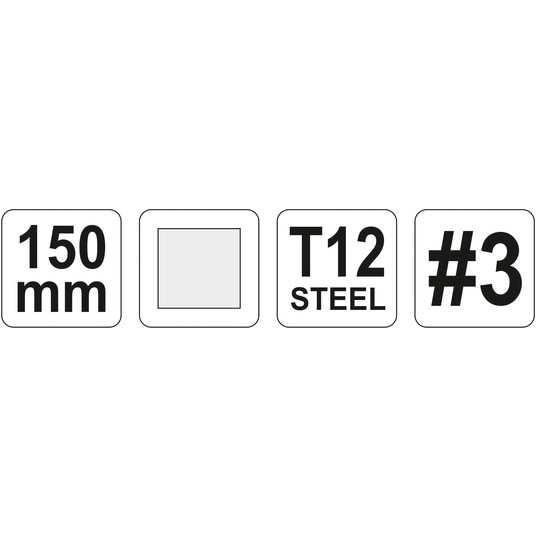 PILNIK DO METALU KWADRATOWY 150MM #3 -zdjęcie numer 2