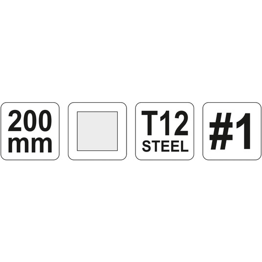 PILNIK DO METALU KWADRATOWY 200MM #1 -zdjęcie numer 2