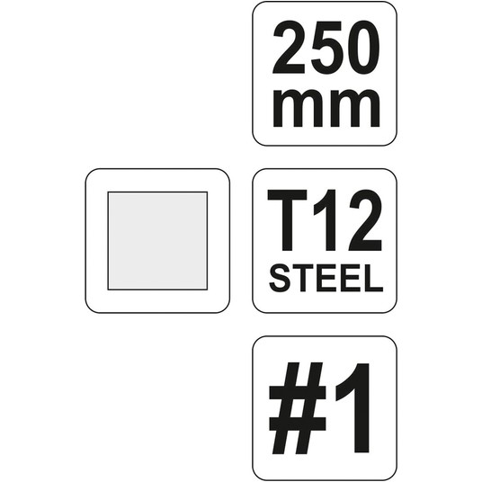 PILNIK DO METALU KWADRATOWY 250MM #1 -zdjęcie numer 3