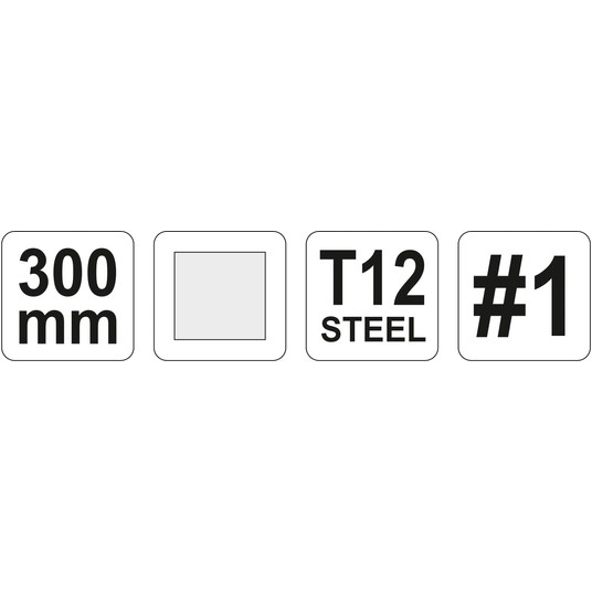 PILNIK DO METALU KWADRATOWY 300MM #1 -zdjęcie numer 2