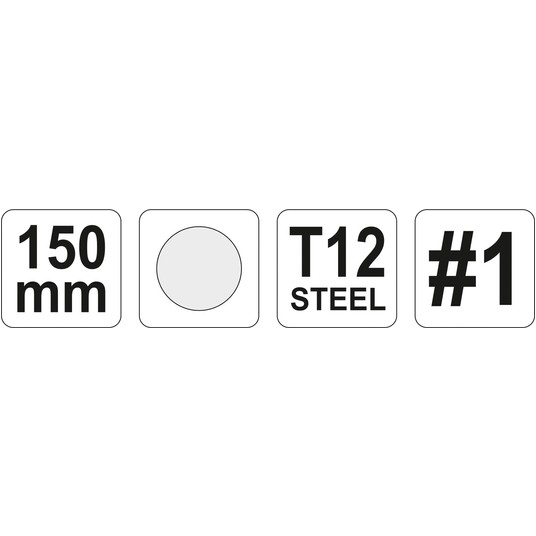 PILNIK DO METALU OKRĄGŁY 150MM #1 -zdjęcie numer 2