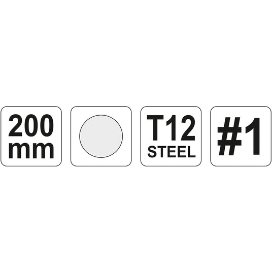 PILNIK DO METALU OKRĄGŁY 200MM #1 -zdjęcie numer 2