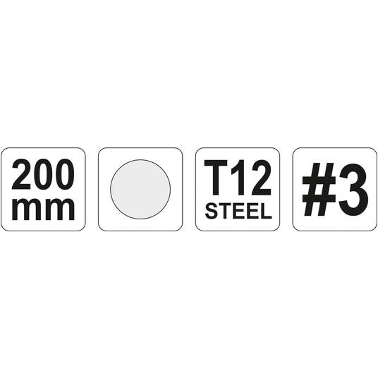 PILNIK DO METALU OKRĄGŁY 200MM #3 -zdjęcie numer 2