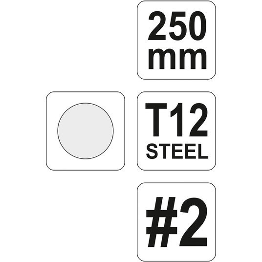 PILNIK DO METALU OKRĄGŁY 250MM #2 -zdjęcie numer 1