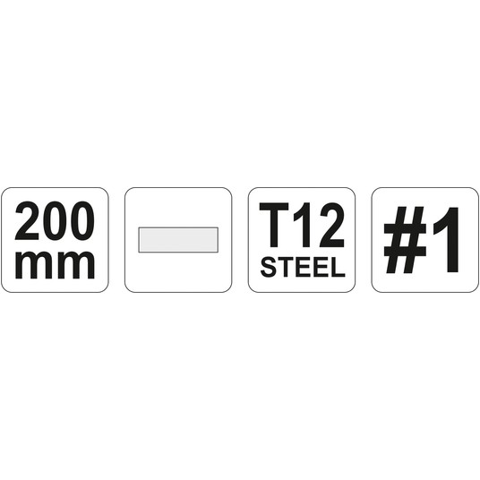 PILNIK DO METALU PŁASKI 200MM #1 -zdjęcie numer 2