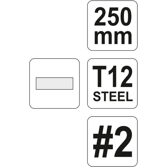 PILNIK DO METALU PŁASKI 250MM #2 -zdjęcie numer 3