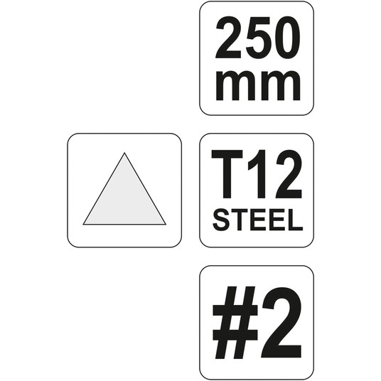 PILNIK DO METALU TRÓJKĄTNY 250MM #2 -zdjęcie numer 3