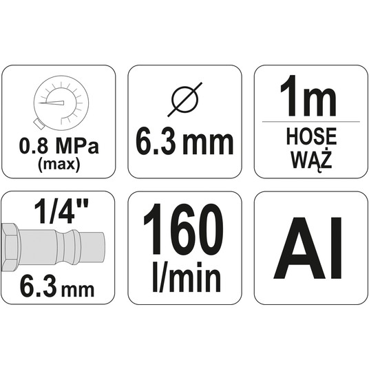 PISTOLET DO PIASKOWANIA Z WĘŻEM -zdjęcie numer 3