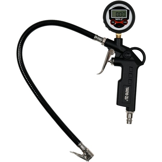 PISTOLET DO POMPOWANIA Z MANOMETREM LCD -zdjęcie numer 1