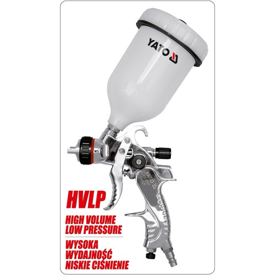 PISTOLET LAKIERNICZY HVLP 0,6L 1,4 MM -zdjęcie numer 4
