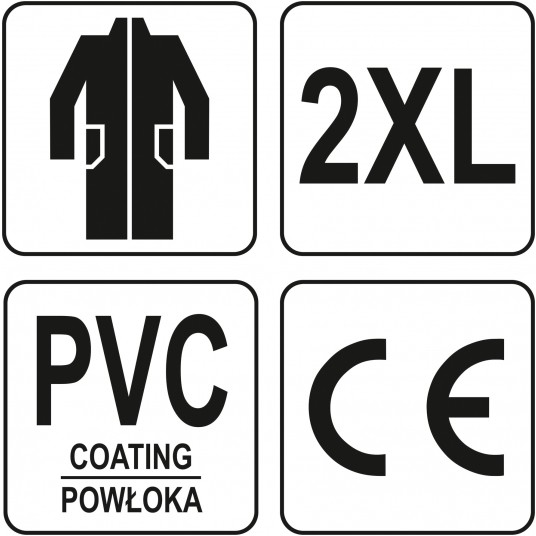PŁASZCZ PRZECIWD. NAVY COMPACT R. 2XL -zdjęcie numer 1