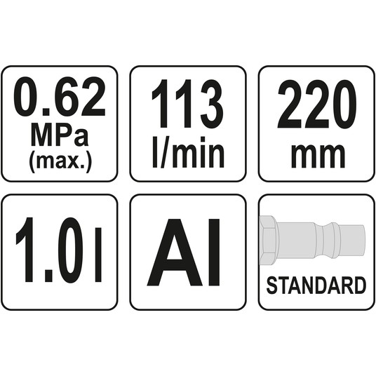 PNEUMATYCZNY PISTOLET DO PIANY 1L -zdjęcie numer 4