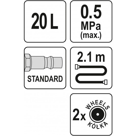 PNEUMATYCZY NAPEŁNIACZ DO OLEJU 20L -zdjęcie numer 4