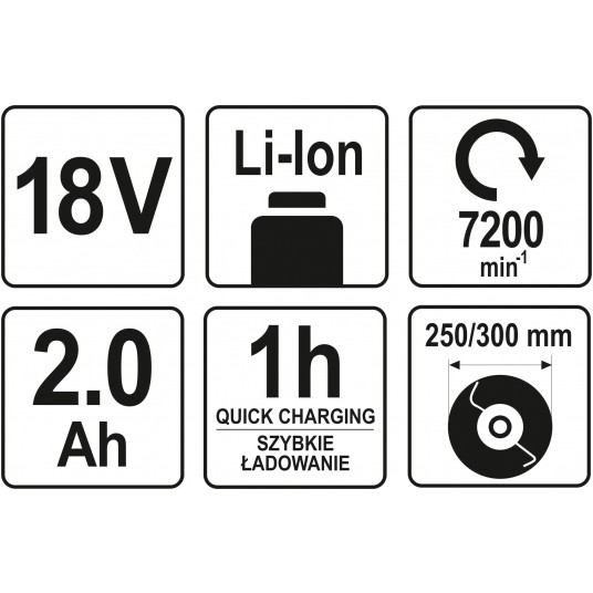 PODKASZARKA 18V - 2AH -zdjęcie numer 6